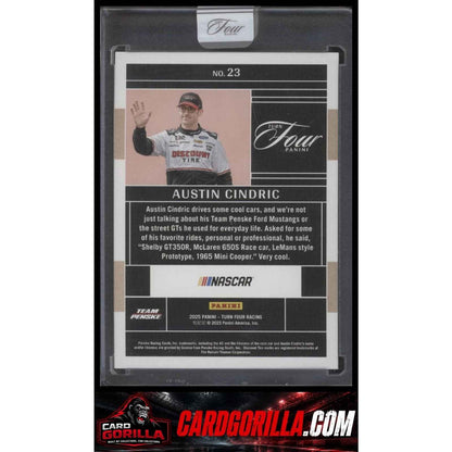 2025 Panini Turn Four #23 Austin Cindric #/75