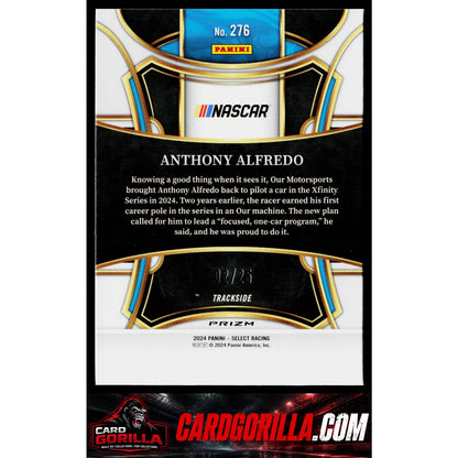 2024 Panini Select #276 Anthony Alfredo Tie-Dye Prizms #/25