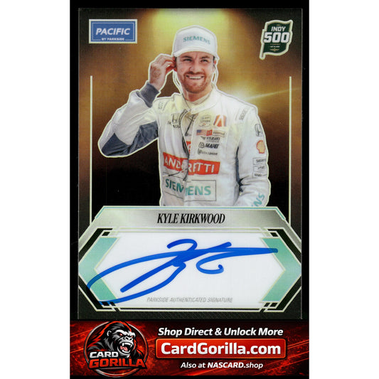2025 Parkside Indy 500 Pacific #PP-KK Kyle Kirkwood Signature Series