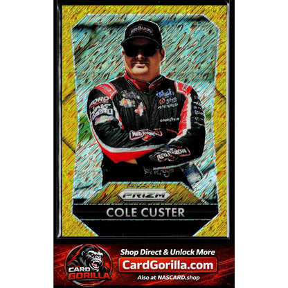 2025 Panini Prizm #189 Cole Custer Gold Shimmer FOTL #/3