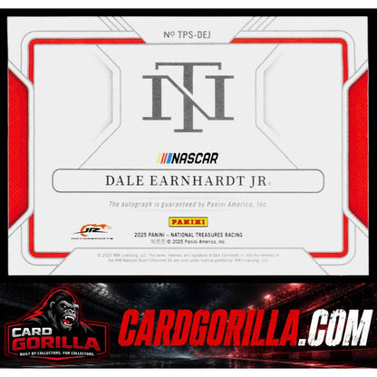 2025 National Treasures Dale Earnhardt Jr Track Pass Signatures Holo Gold #/10