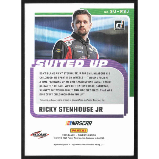 2024 Donruss #SU-RSJ Ricky Stenhouse Jr Suited Up Swatches