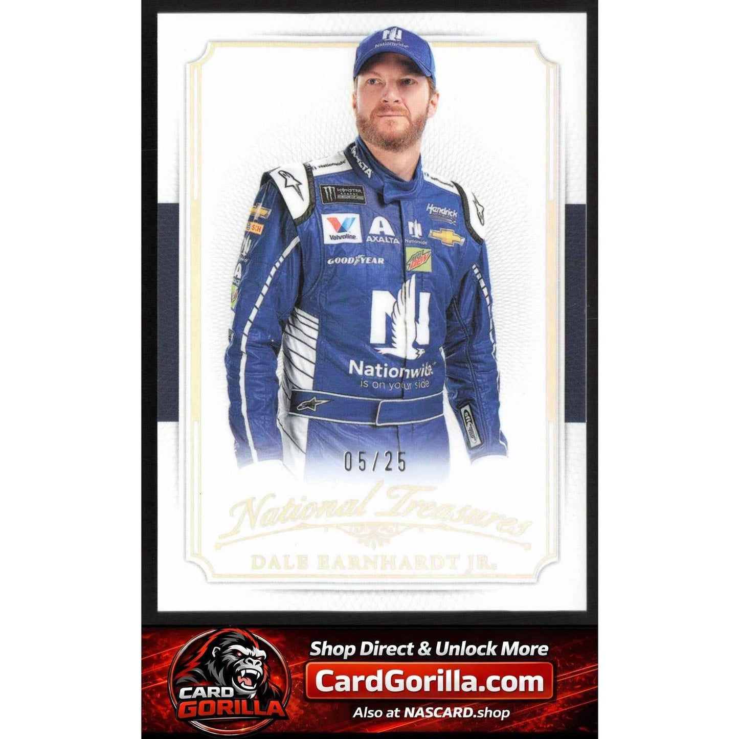 2025 National Treasures #21 Dale Earnhardt Jr 2016 Throwback Holo Silver /25