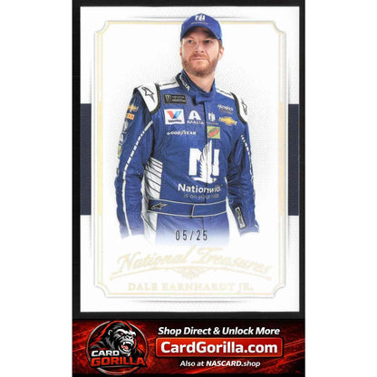 2025 National Treasures #21 Dale Earnhardt Jr 2016 Throwback Holo Silver /25