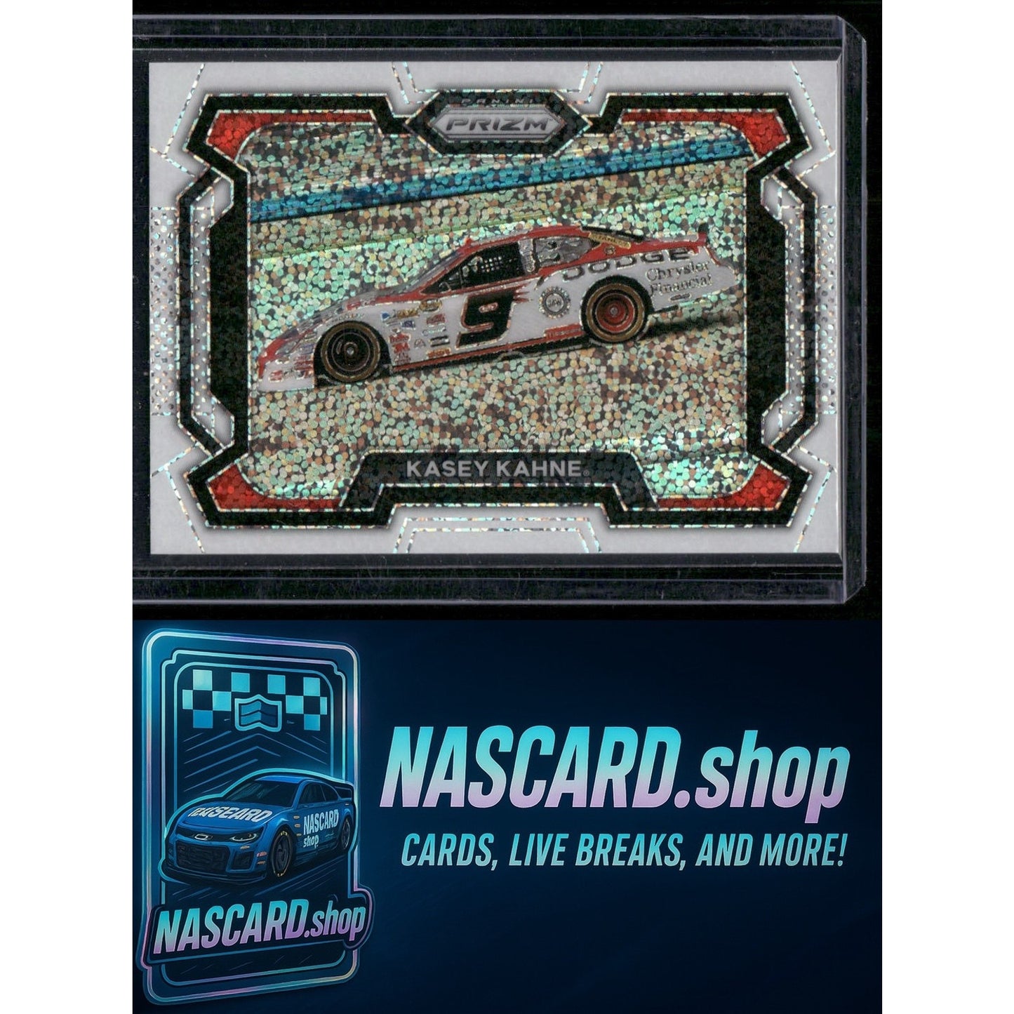 2024 Panini Prizm #31 Kasey Kahne White Sparkle