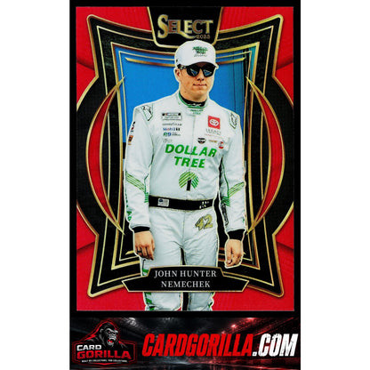 2025 Panini Select #48 John Hunter Nemechek Red Prizms #/125