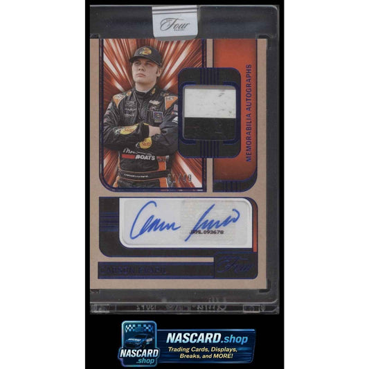 2025 Panini Turn Four #MA-CKP Carson Kvapil Memorabilia Autographs Blue #/49
