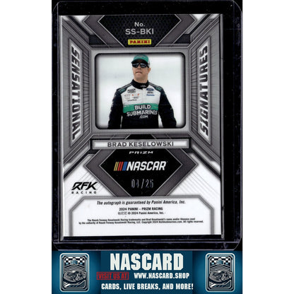 2024 Panini Prizm #SS-BKI Brad Keselowski Sensational Signatures Mojo #/25 - NASCARD.shop