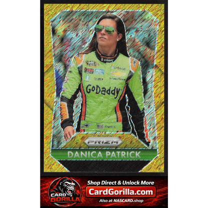 2025 Panini Prizm #188 Danica Patrick Gold Shimmer #3/3
