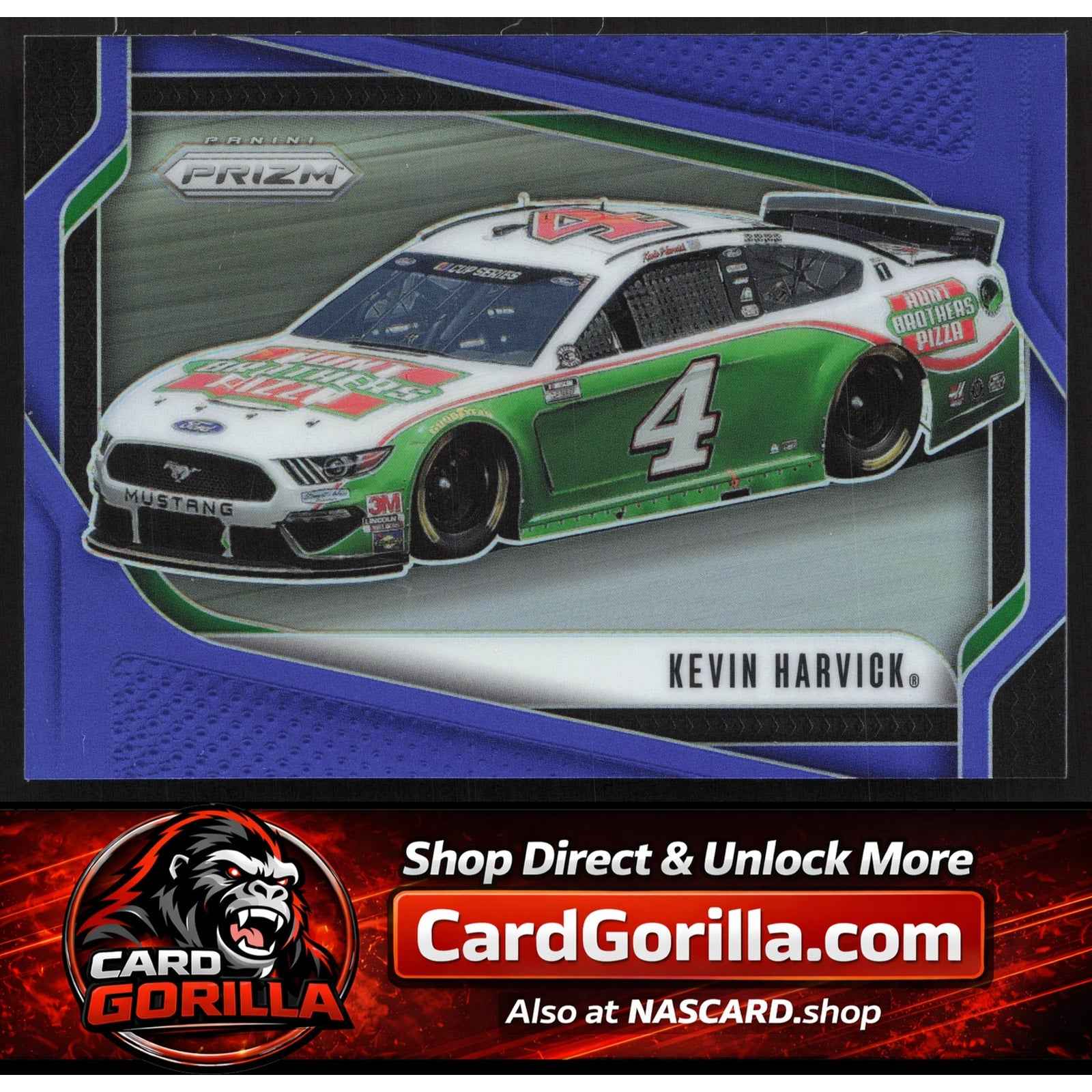 2025 Panini Prizm #141 Kevin Harvick Blue #/199