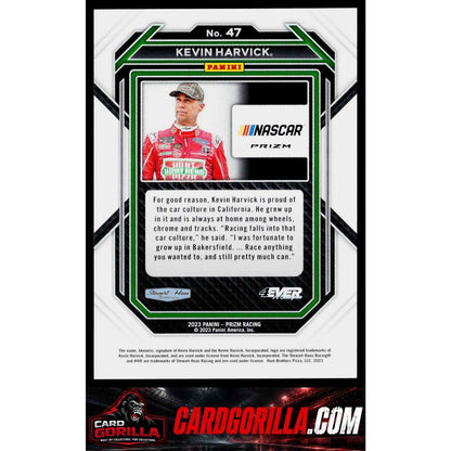 2023 Panini Prizm #47 Kevin Harvick White Sparkle Prizm