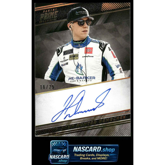 2023 Panini Prime #PS-JHN John Hunter Nemechek Prime Signatures Holo Gold #/25