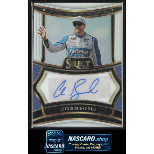 2025 Panini Select #S-CBR Chris Buescher Signatures