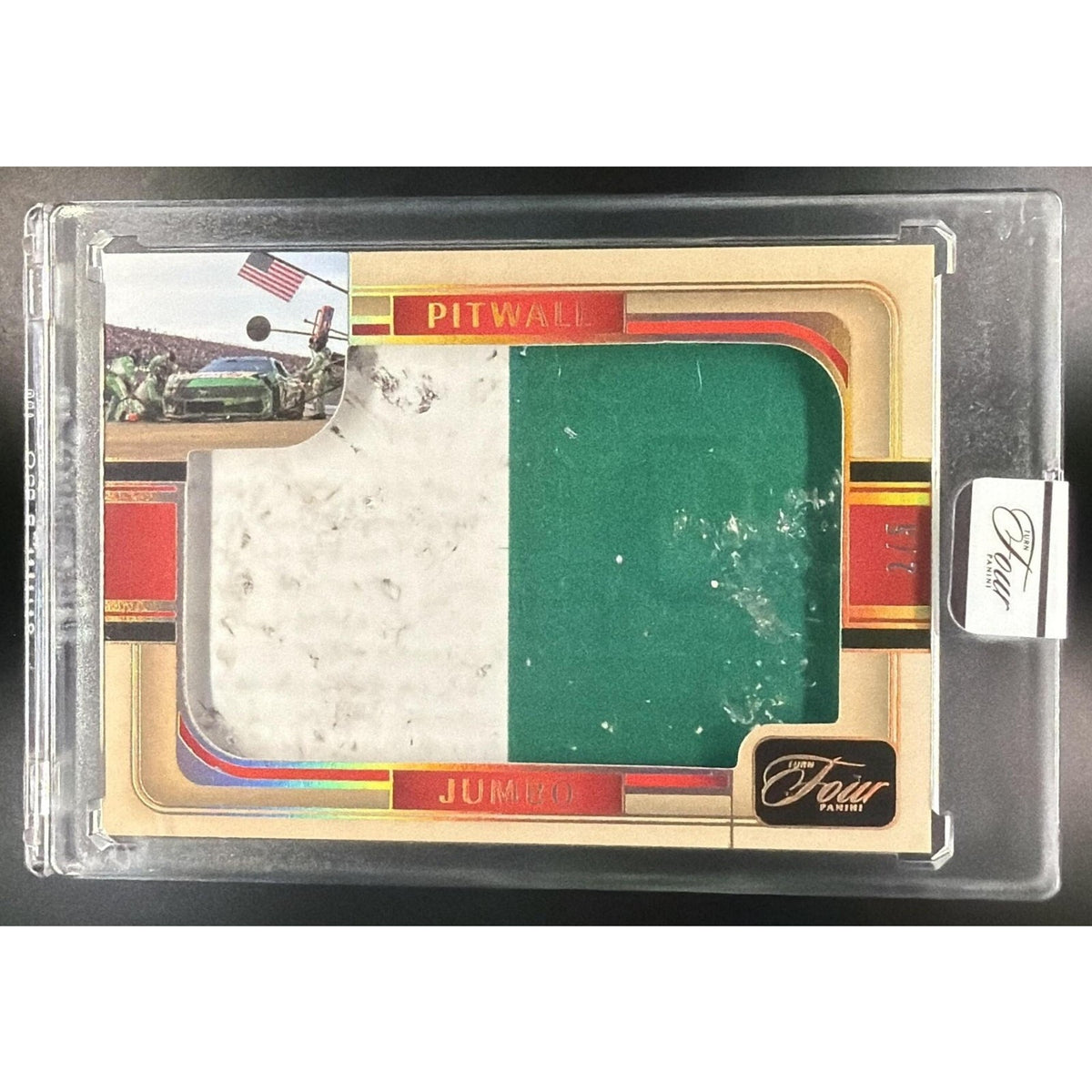 2026 Turn Four Racing Brad Keselowski Pit Wall Jumbo Swatches Holo Gold /5