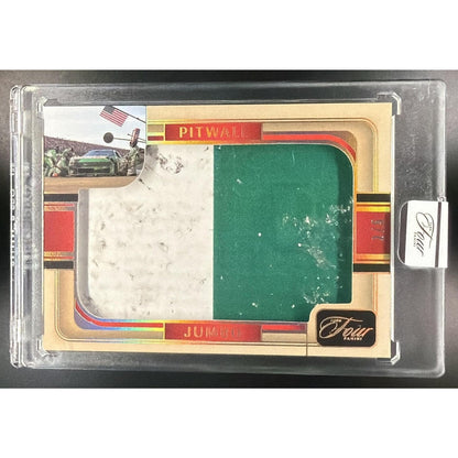 2026 Turn Four Racing Brad Keselowski Pit Wall Jumbo Swatches Holo Gold /5