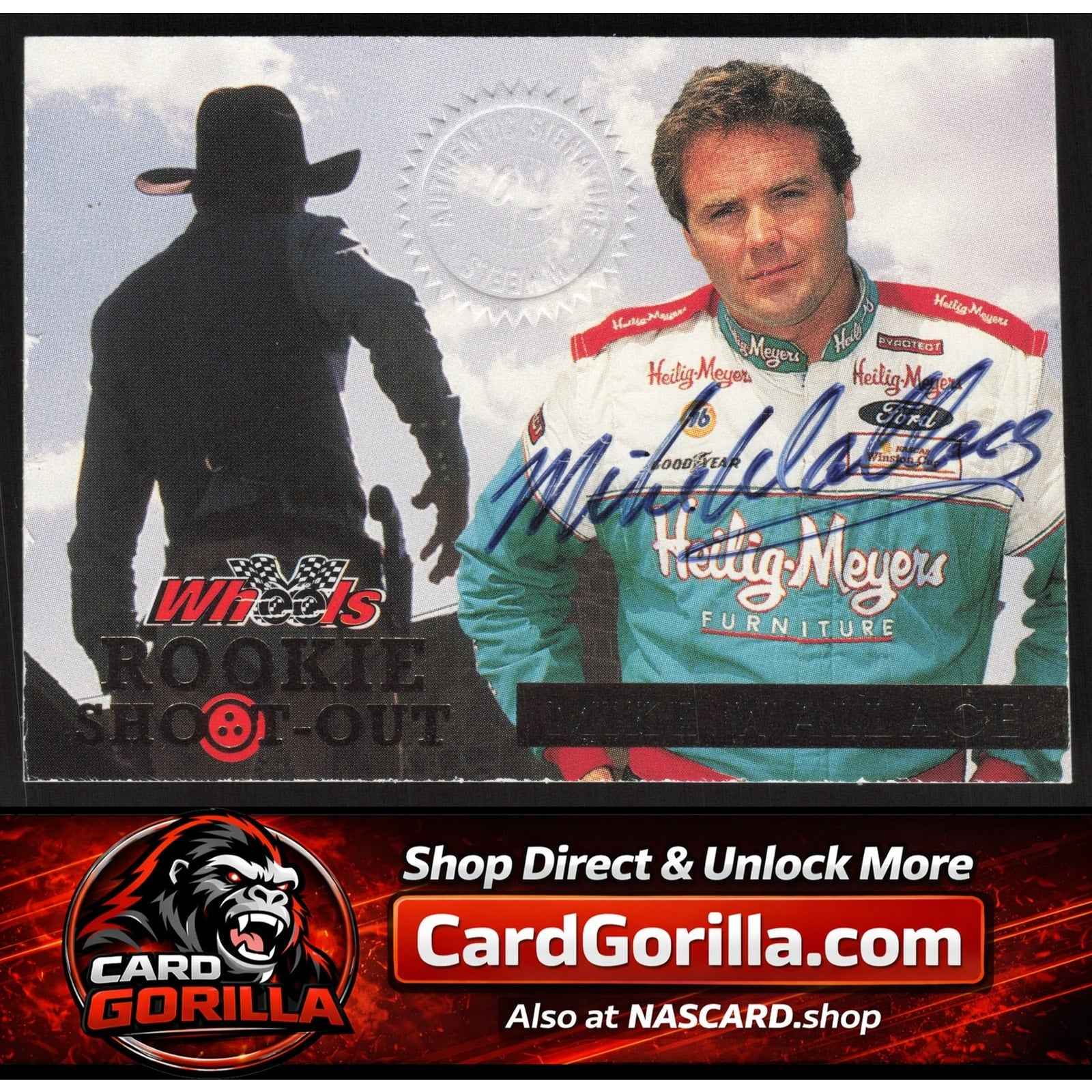 1994 Wheels High Gear #RS5 Mike Wallace Rookie Shootout Autographs #/1000