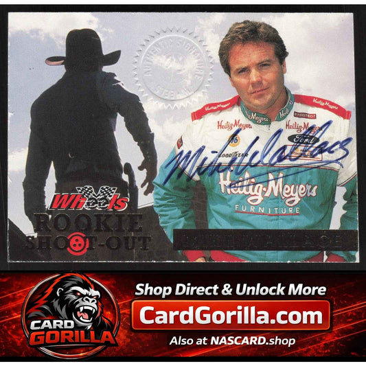 1994 Wheels High Gear #RS5 Mike Wallace Rookie Shootout Autographs #/1000