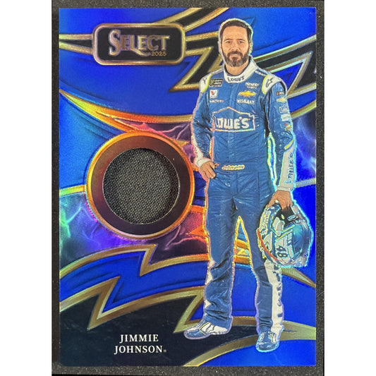 2025 Panini Select Jimmie Johnson #20 Selective Swatches Blue Prizm 22/35