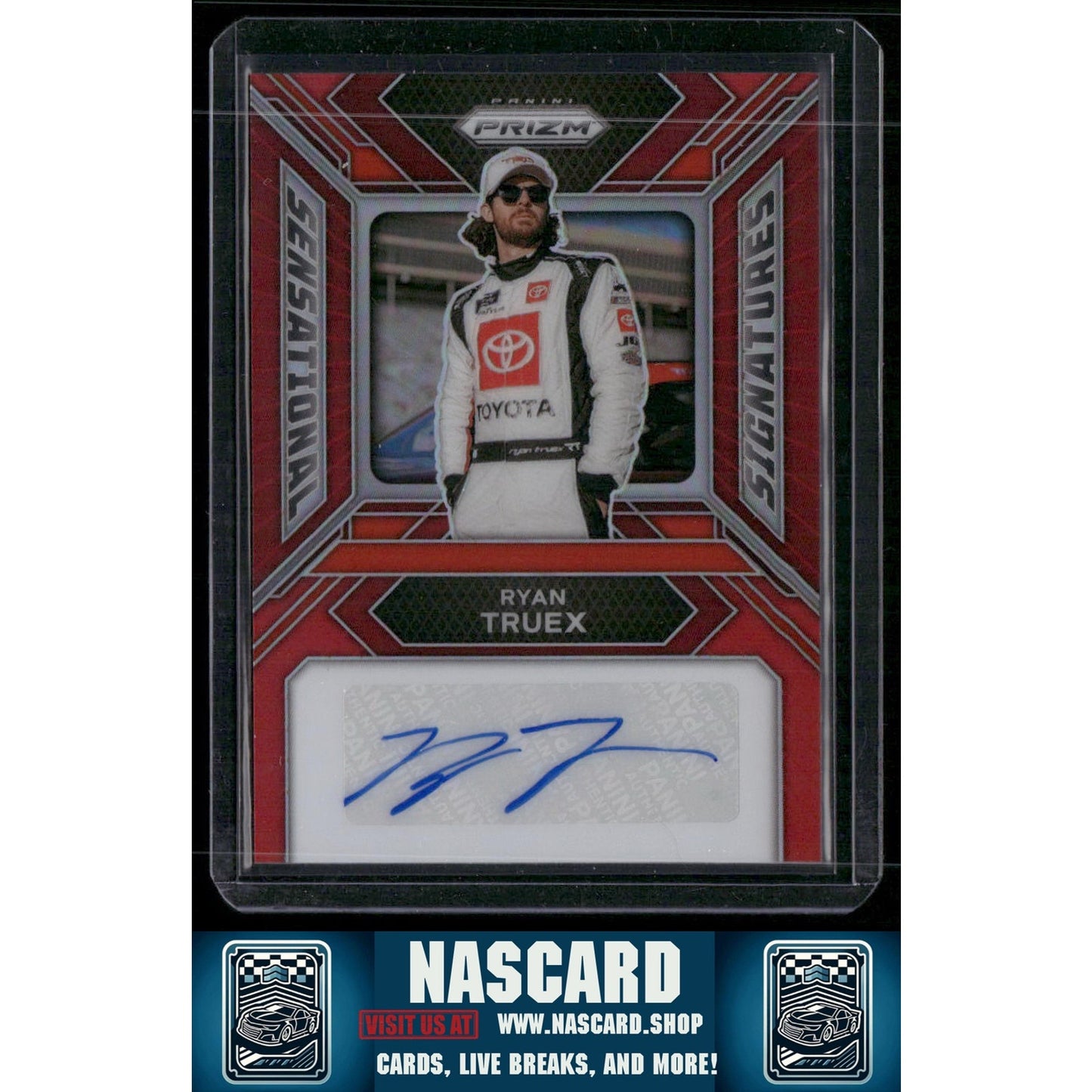 2024 Panini Prizm #SS-RTX Ryan Truex Sensational Signatures Red #/99
