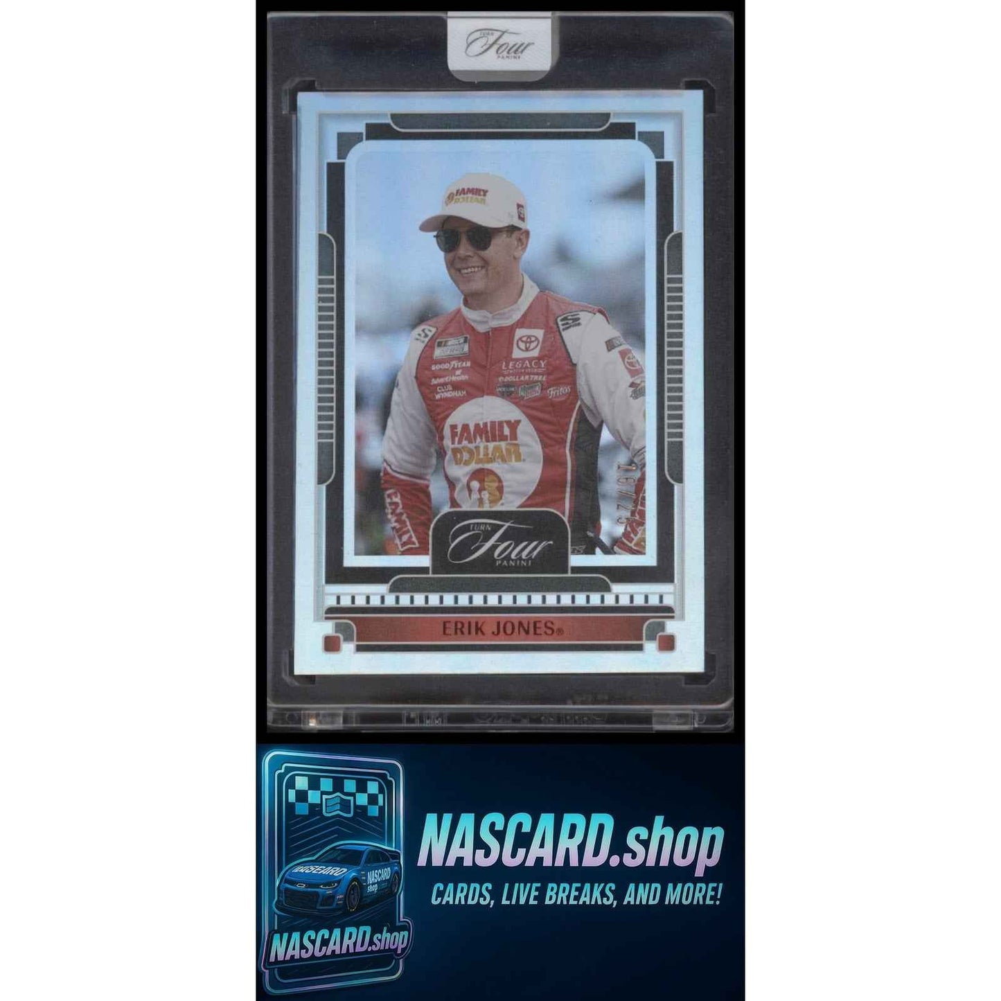 2025 Panini Turn Four #37 Erik Jones Red #/25