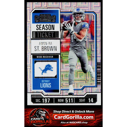 2023 Panini Contenders #34 Amon-Ra St. Brown