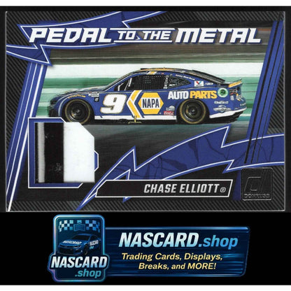 2025 Donruss #PM-CET Chase Elliott Pedal to the Metal Materials