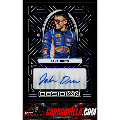 2023 Chronicles Jake Drew Obsidian Signatures Electric Etch Purple #/49