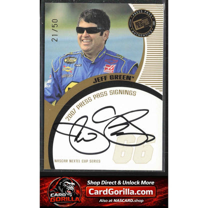 2007 Press Pass #NNO Jeff Green Signings Gold