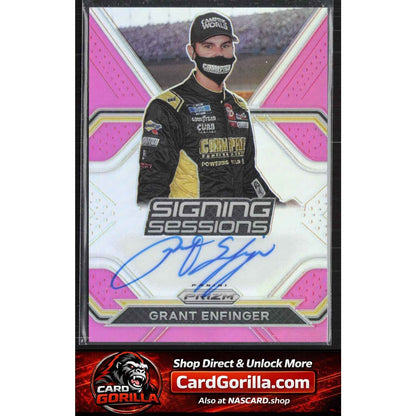 2021 Panini Prizm #S-GE Grant Enfinger Signing Sessions Pink Prizm #/50