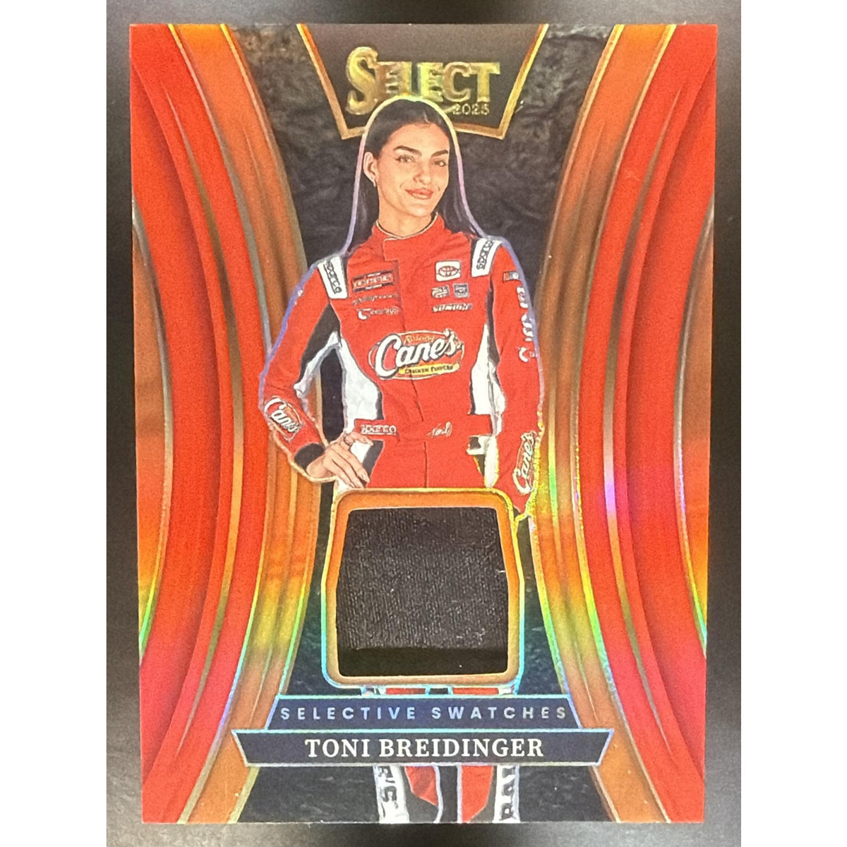 2025 Panini Select Toni Breidinger #SS-TBR Selective Swatches Red Prizm 31/49