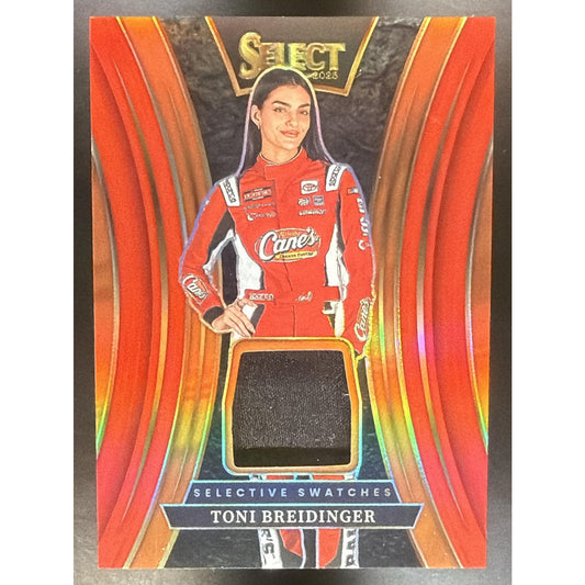 2025 Panini Select Toni Breidinger #SS-TBR Selective Swatches Red Prizm 31/49