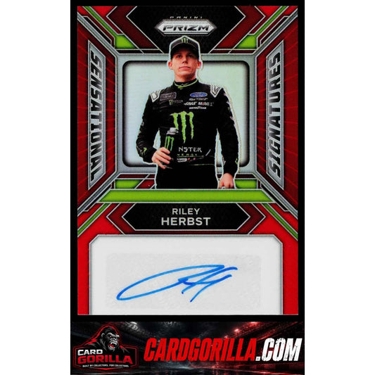 2024 Panini Prizm #SS-RHT Riley Herbst Sensational Signatures Red #/99