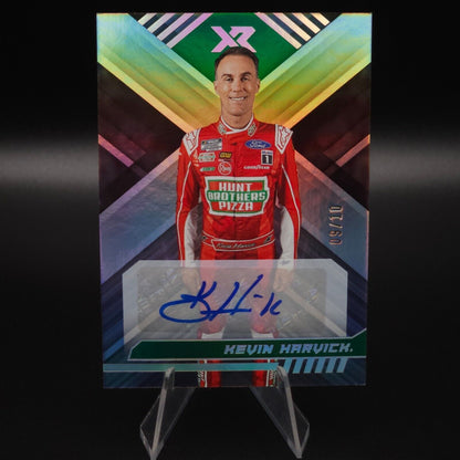 2023 Panini Chronicles XR Autographs Holo Silver #6 Kevin Harvick /10