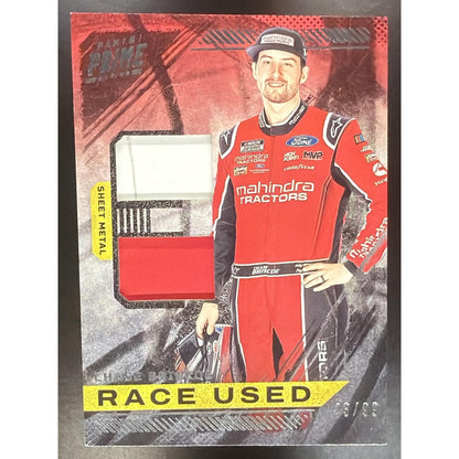 2023 Panini Prime Chase Briscoe #RUD-CBR Race Used Duals Sheet Metal MEM
