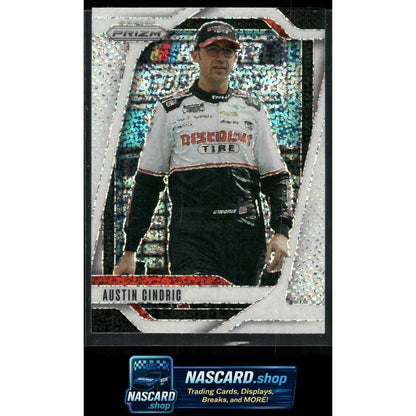 2025 Panini Prizm #2 Austin Cindric White Sparkle
