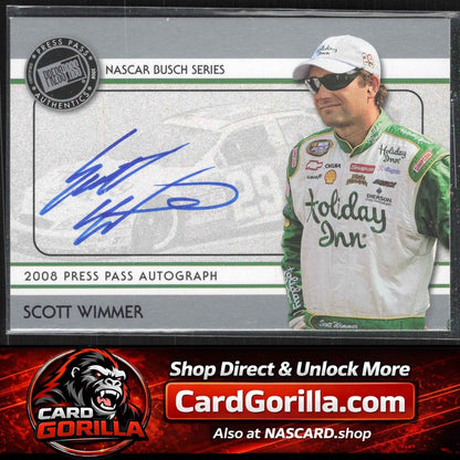 2008 Press Pass #NNO Scott Wimmer Autographs