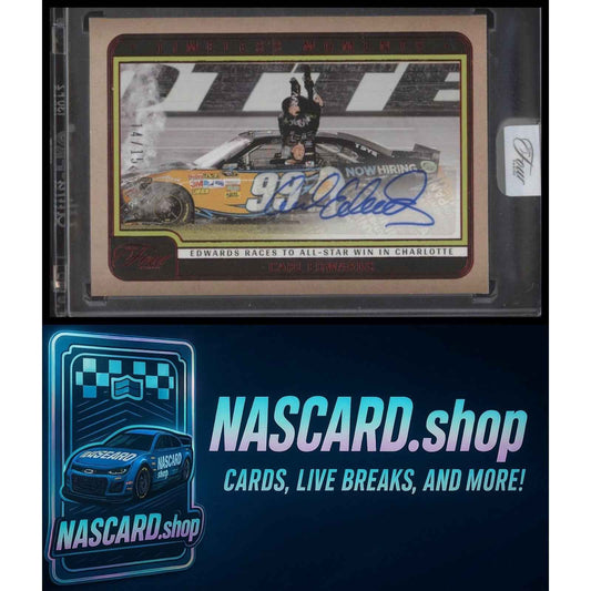 2025 Panini Turn Four #TM-CES Carl Edwards Timeless Moments Red #/15