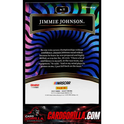 2025 Panini Select #11 Jimmie Johnson Color Wheel