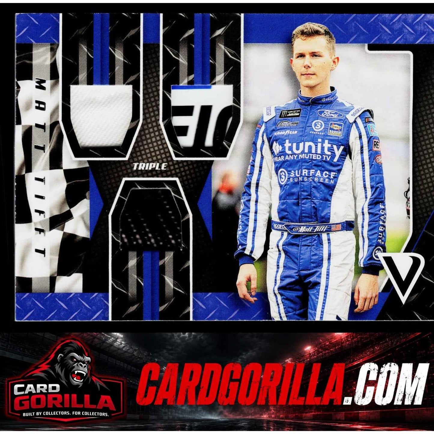 2019 Panini Victory Lane #TS-MT Matt Tifft Triple Swatches