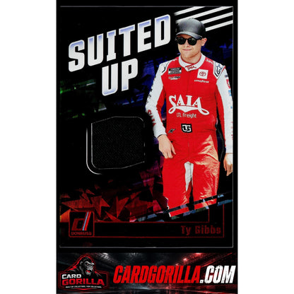 2026 Donruss #SU-TGS Ty Gibbs Suited Up Swatches Orange Ice