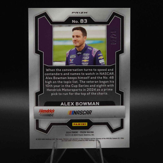 2024 Panini Prizm Racing Mojo Prizm #83 Alex Bowman /25 - NASCARD.shop