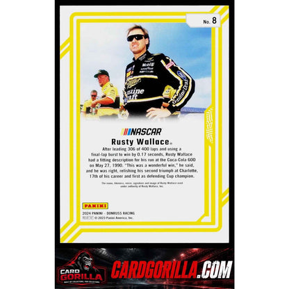 2024 Donruss #8 Rusty Wallace Dominators Red Xplosion #/99