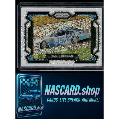2024 Panini Prizm #16 Hailie Deegan White Sparkle - Card Gorilla