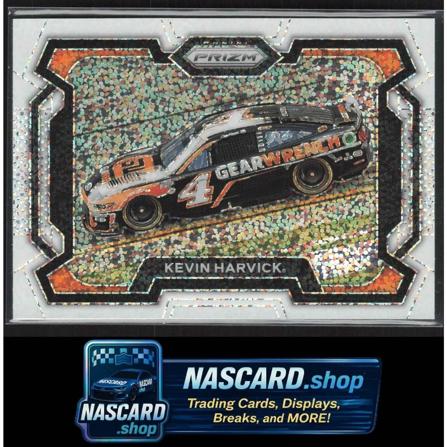 2024 Panini Prizm #75 Kevin Harvick White Sparkle