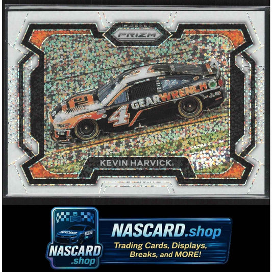 2024 Panini Prizm #75 Kevin Harvick White Sparkle