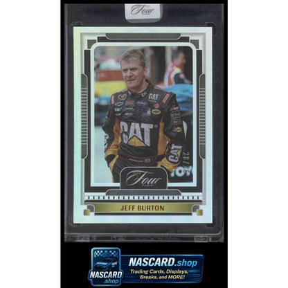 2025 Panini Turn Four #60 Jeff Burton Red #/25
