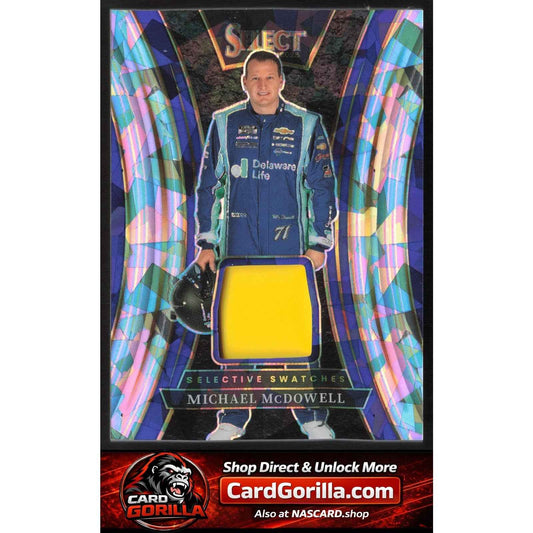 2025 Panini Select #SS-MMD Michael McDowell Selective Swatches Ice Prizms