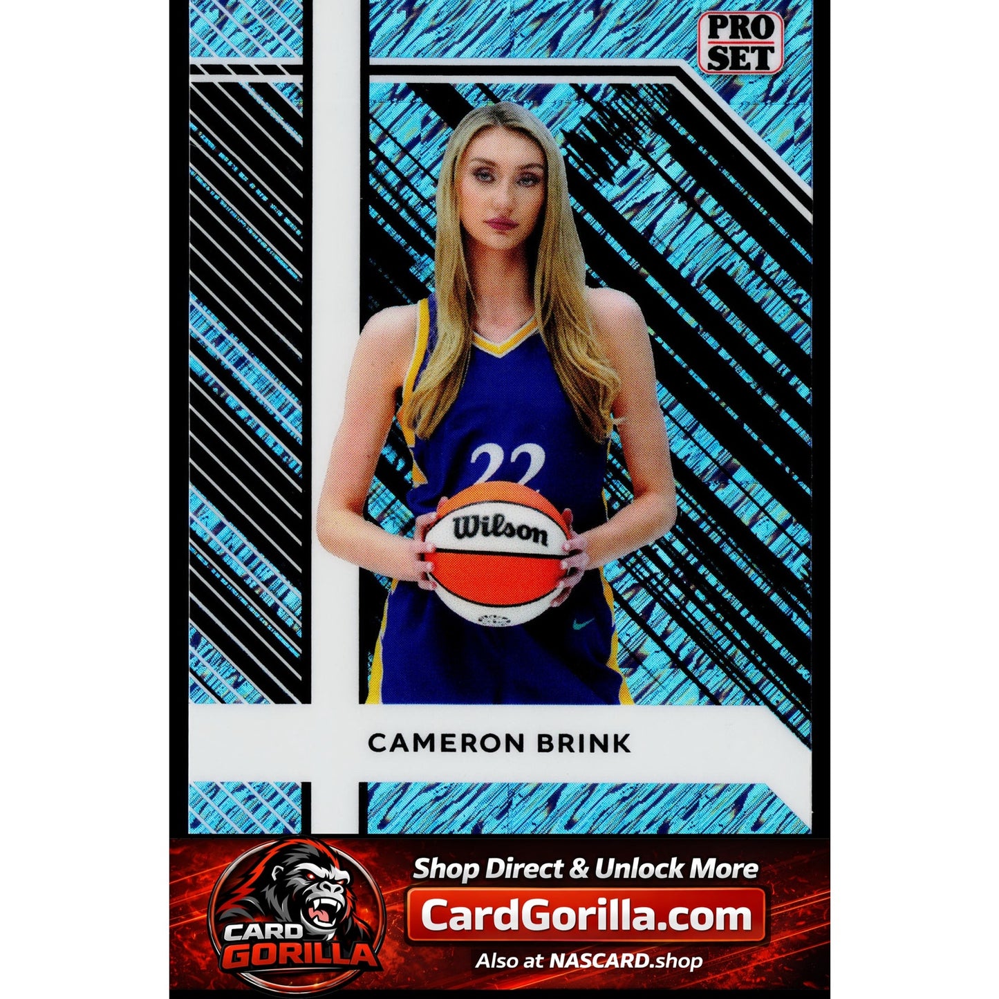 2024 Leaf Collective Promo 1989 Pro Set Base Shimmer Light Blue Cameron Brink