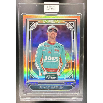 2026 Panini Turn Four Racing Denny Hamlin #100 18/65