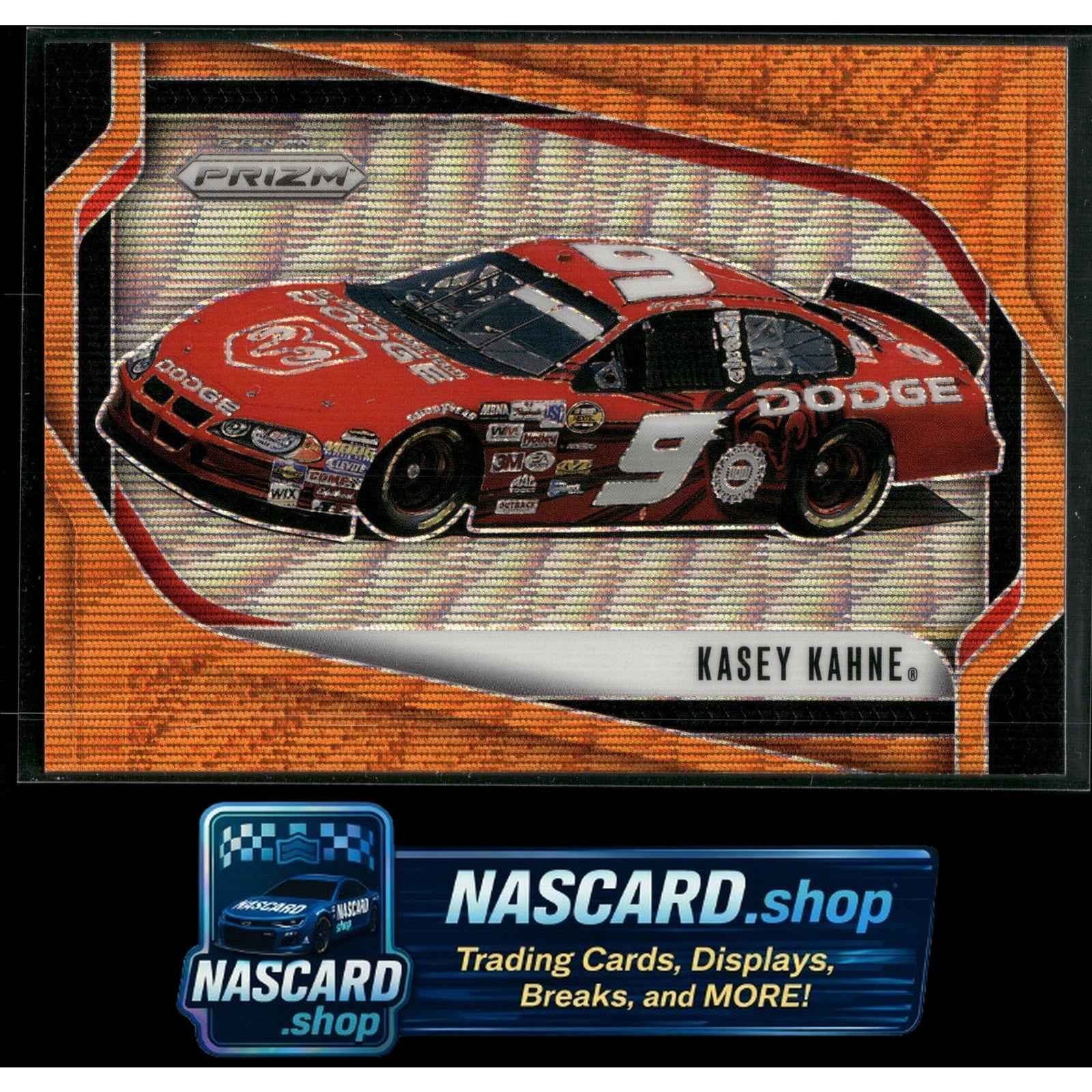 2025 Panini Prizm #133 Kasey Kahne Orange Wave #/125